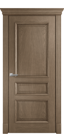 Дверь межкомнатная Rimini 4 Цвет Дуб Мускат Покрытие Шпон натуральный  Наличник Британия Цена 64800