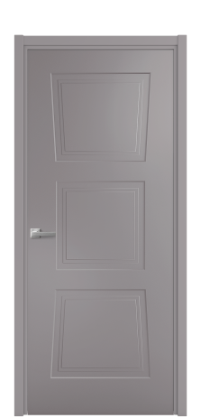 Дверь межкомнатная Dino 3 Цвет Ирис Покрытие Эмаль  Наличник L 50 Цена 40625