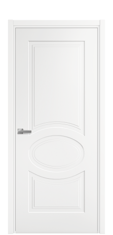 Дверь межкомнатная Lina 6 Цвет Белый Покрытие Эмаль  Наличник L 50 Цена 35625