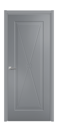 Дверь межкомнатная Marko 1 Цвет Гриджио Покрытие Эмаль  Наличник L 50 Цена 40625