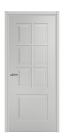 Дверь межкомнатная Паола 1 Цвет Телегрей Покрытие Эмаль  Наличник L 50 Цена 40475