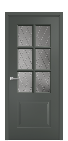 Дверь межкомнатная Paulo 1 Цвет Пихтовый Покрытие Эмаль  Наличник L 50 Цена 42680