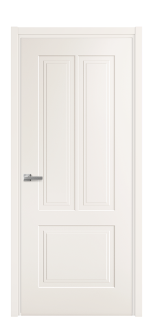 Дверь межкомнатная Paulo 2 Цвет Молочный Покрытие Эмаль  Наличник L 50 Цена 40625
