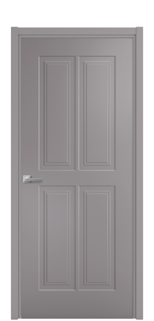 Дверь межкомнатная Paulo 3 Цвет Ирис Покрытие Эмаль  Наличник L 50 Цена 40625