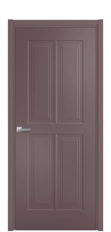 Дверь межкомнатная Paulo 3 Цвет Лиловый Покрытие Эмаль  Наличник L 50 Цена 40625