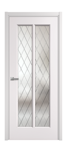 Дверь межкомнатная Paulo 4 Цвет Крем Покрытие Эмаль  Наличник L 50 Цена 42765