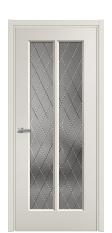 Дверь межкомнатная Paulo 4 Цвет Дымчатый Покрытие Эмаль  Наличник L 50 Цена 43515