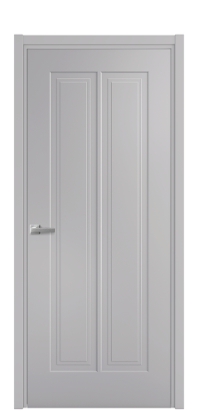 Дверь межкомнатная Paulo 4 Цвет Галечный Покрытие Эмаль  Наличник L 50 Цена 41718