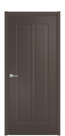 Дверь межкомнатная Paulo 4 Цвет Коричневый Покрытие Эмаль  Наличник L 50 Цена 41718