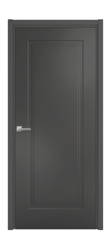 Дверь межкомнатная Рино 1 Цвет Антрацит Покрытие Эмаль  Наличник L 50 Цена 41718