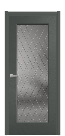 Дверь межкомнатная Rino 1 Цвет Пихтовый Brash Покрытие Эмаль брашированная  Наличник L 50 Цена 47415