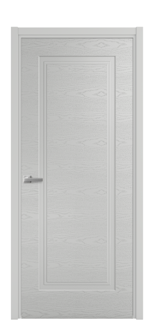 Дверь межкомнатная Rino 1 Цвет Телегрей Brash Покрытие Эмаль брашированная  Наличник L 50 Цена 47575