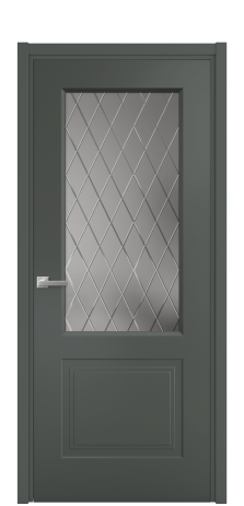 Дверь межкомнатная Рино 2 Цвет Пихтовый Покрытие Эмаль  Наличник L 50 Цена 44558