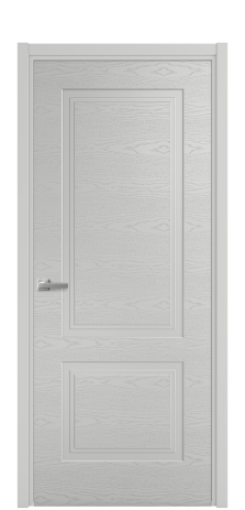 Дверь межкомнатная Rino 2 Цвет Телегрей Brash Покрытие Эмаль брашированная  Наличник L 50 Цена 47575