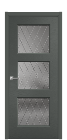 Дверь межкомнатная Рино 3 Цвет Пихтовый Brash Покрытие Эмаль брашированная  Наличник L 50 Цена 46500