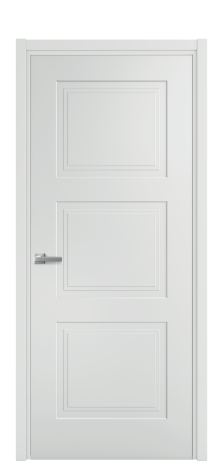 Дверь межкомнатная Rino 3 Цвет Облачный Покрытие Эмаль  Наличник L 50 Цена 40625