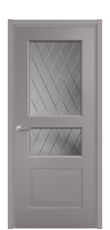 Дверь межкомнатная Rino 4 Цвет Ирис Покрытие Эмаль  Наличник L 50 Цена 42750