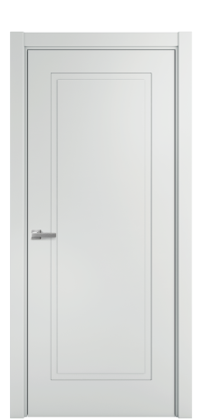 Дверь межкомнатная Плэйн 1 Цвет Облачный Покрытие Эмаль  Наличник L 75 Цена 39475