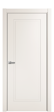 Дверь межкомнатная Plain 1 Цвет Молочный Покрытие Эмаль  Наличник L 75 Цена 39475