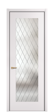Дверь межкомнатная Плэйн 1 Цвет Крем Покрытие ЭМАЛИ Эмаль Наличник  L 50 Цена 48284