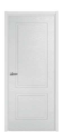 Дверь межкомнатная Плэйн 2 Цвет Облачный Brash Покрытие Эмаль брашированная  Наличник L 50 Цена 43375