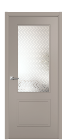 Дверь межкомнатная Plain 2 Цвет Какао Покрытие Эмаль  Наличник L 50 Цена 41250