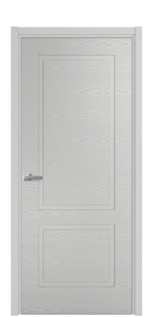 Дверь межкомнатная Plain 2 Цвет Телегрей Brash Покрытие Эмаль брашированная  Наличник L 50 Цена 46325