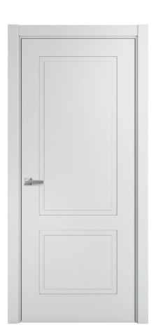 Дверь межкомнатная Плэйн 2 Цвет Облачный Покрытие Эмаль  Наличник L 75 Цена 39475