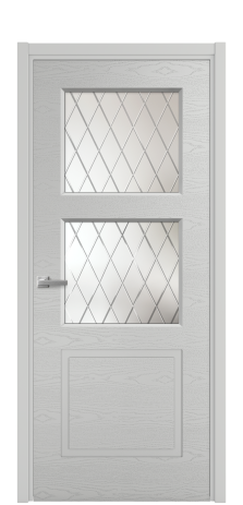 Дверь межкомнатная Плэйн 3 Цвет Телегрей Brash Покрытие Эмаль брашированная  Наличник L 50 Цена 44950