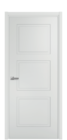 Дверь межкомнатная Plain 3 Цвет Облачный Покрытие Эмаль  Наличник L 50 Цена 39475