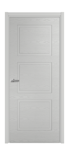 Дверь межкомнатная Plain 3 Цвет Телегрей Brash Покрытие Эмаль брашированная  Наличник L 50 Цена 46325