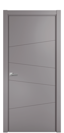 Дверь межкомнатная Твист 03 Цвет Ирис Покрытие Эмаль  Наличник L 75 Цена 39475