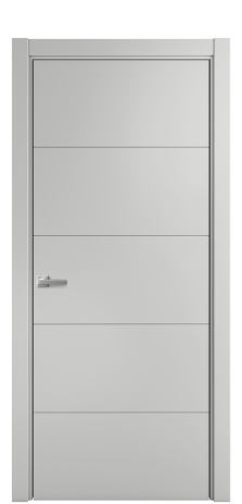 Дверь межкомнатная Линия 01 Цвет Телегрей Покрытие Эмаль  Наличник L 75 Цена 39475