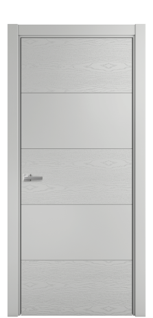 Дверь межкомнатная Линия 01 Цвет Телегрей Brash Покрытие Эмаль брашированная  Наличник L 75 Цена 46325