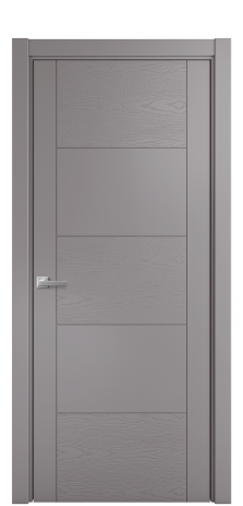 Дверь межкомнатная Линия 02 Цвет Ирис Brash Покрытие Эмаль брашированная  Наличник L 75 Цена 46325