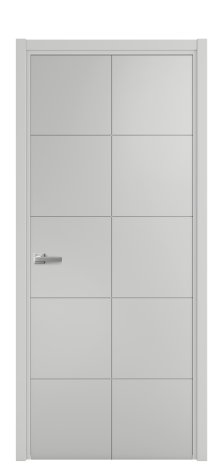 Дверь межкомнатная Linea 03 Цвет Телегрей Покрытие Эмаль  Наличник L 50 Цена 39675