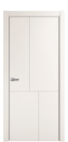 Дверь межкомнатная Линия 04 Цвет Молочный Покрытие Эмаль  Наличник L 75 Цена 39475