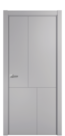Дверь межкомнатная Линия 04 Цвет Галечный Покрытие Эмаль  Наличник L 75 Цена 40668
