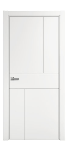Дверь межкомнатная Линия 05 Цвет Белый Покрытие Эмаль  Наличник L 75 Цена 39475