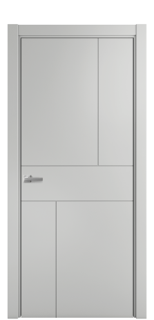 Дверь межкомнатная Линия 05 Цвет Телегрей Покрытие Эмаль  Наличник L 75 Цена 39475