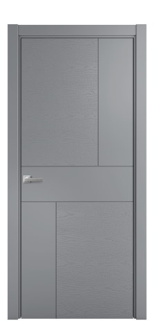 Дверь межкомнатная Линия 05 Цвет Гриджио Brash Покрытие Эмаль брашированная  Наличник L 75 Цена 46325