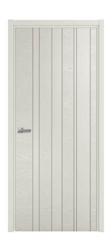 Дверь межкомнатная Lingo 02 Цвет Дымчатый Brash Покрытие Эмаль брашированная  Наличник L 50 Цена 46325