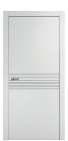 Дверь межкомнатная Меццо 01 Цвет Облачный Покрытие Эмаль  Наличник L 75 Цена 42475