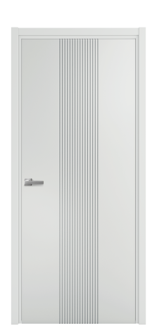 Дверь межкомнатная Mezzo 11 Цвет Облачный Покрытие Эмаль  Наличник L 50 Цена 42625