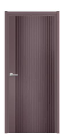 Дверь межкомнатная Mezzo 12 Цвет Лиловый Покрытие Эмаль  Наличник L 50 Цена 43818