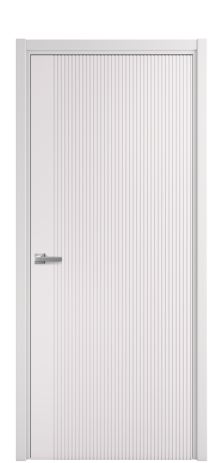 Дверь межкомнатная Mezzo 12 Цвет Крем Покрытие Эмаль  Наличник L 50 Цена 42625