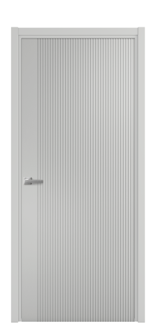 Дверь межкомнатная Mezzo 12 Цвет Телегрей Покрытие Эмаль  Наличник L 50 Цена 42625