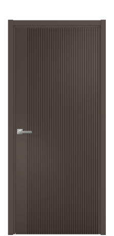 Дверь межкомнатная Mezzo 12 Цвет Коричневый Покрытие Эмаль  Наличник L 50 Цена 42625
