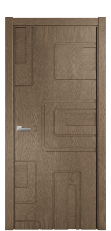 Дверь межкомнатная Capriccio 01 Цвет Дуб Мускат Покрытие Шпон натуральный  Наличник L 75 Цена 65800