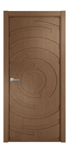 Дверь межкомнатная Capriccio 02 Цвет Дуб Темный Покрытие Шпон натуральный  Наличник L 75 Цена 65800